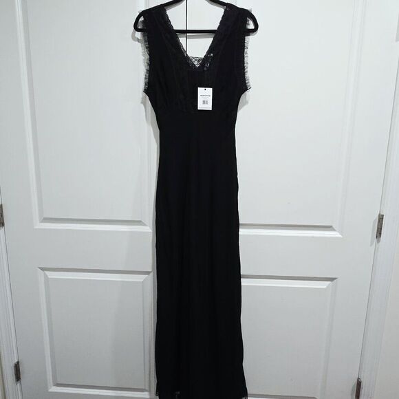 NWT REVOLVE RUMORED - Size M Duet Dress Maxi In black $158 - Picture 4 of 10